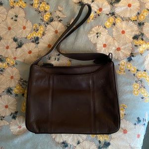 Wilson’s Leather chocolate brown bag
